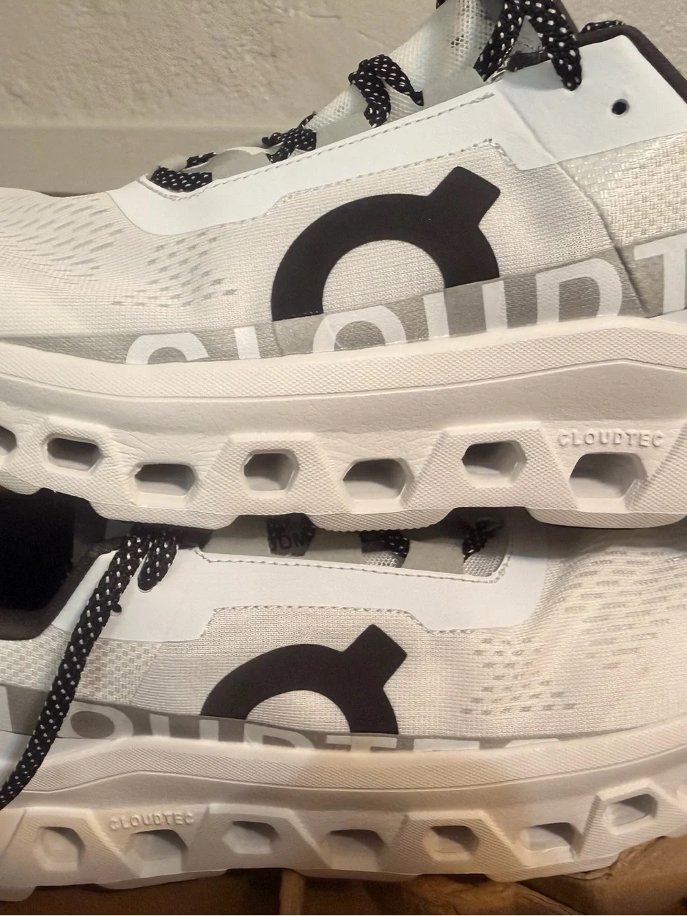 On Running White and Black CloudTec Sneakers
